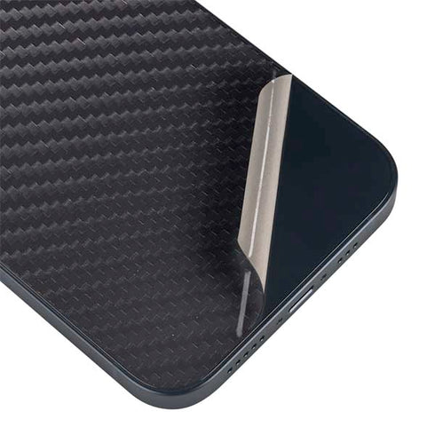 Black Carbon Fiber Specialty Texture Material iPhone 14 Skin